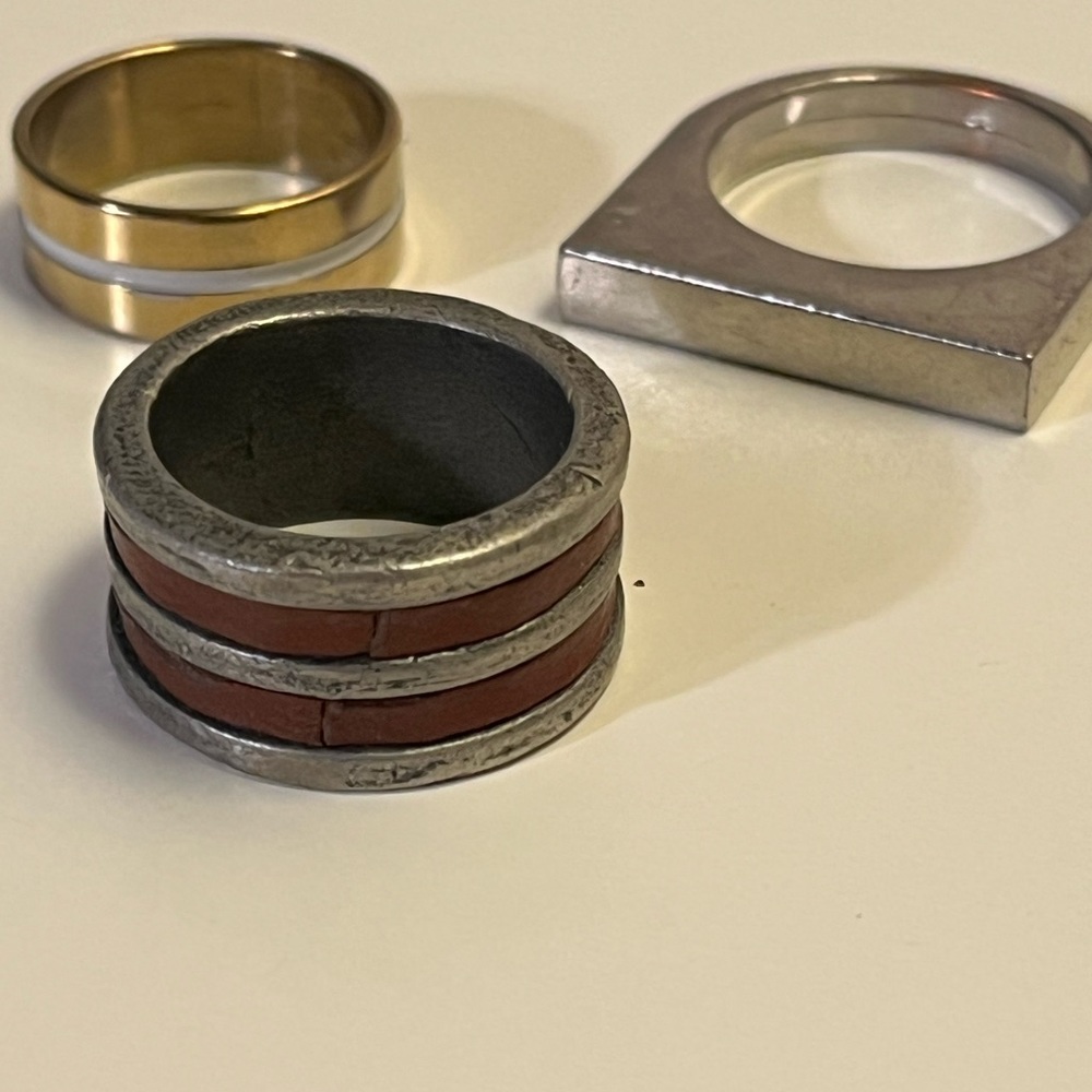 3 Assorted Men’s Rings